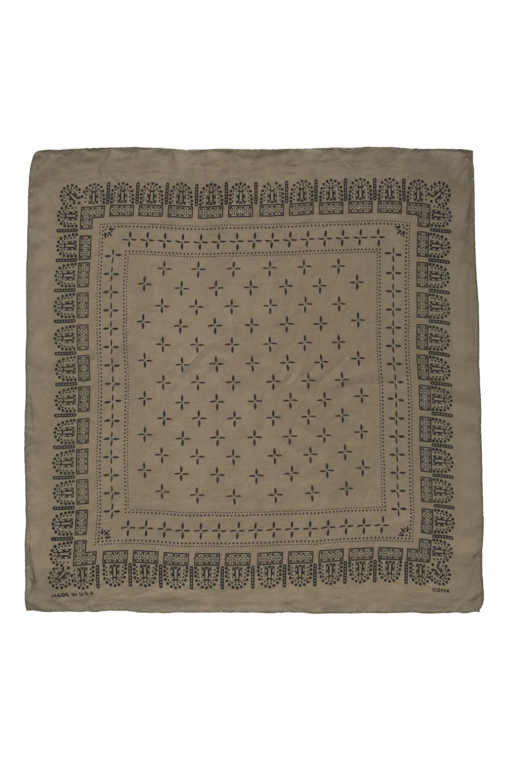 1930's Bandana, Regen Silk, Oak